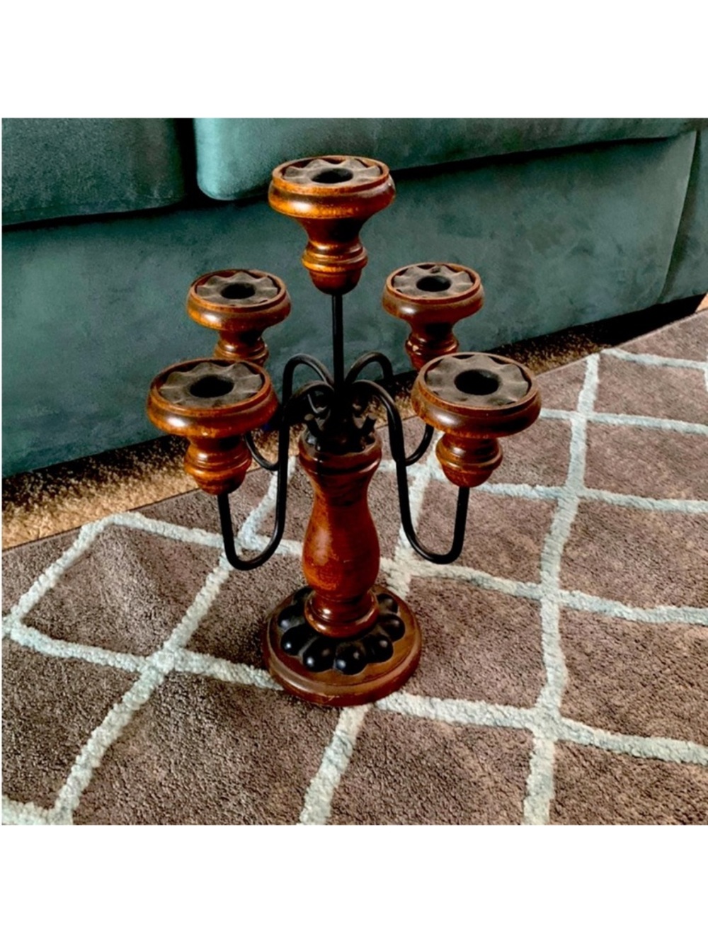 v i n t a g e :: farmhouse goth primitive mcm
 retro style candleholder